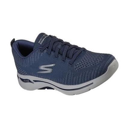 Pánské Trekové Boty Skechers GOwalk Arch Fit - Grand Select Tmavě Blankyt | CZ_5475B