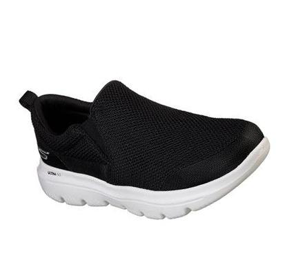 Pánské Trekové Boty Skechers GOwalk Evolution Ultra - Impeccable Černé Bílé | CZ_74370