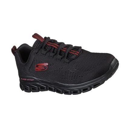 Pánské Trekové Boty Skechers Glide-Step - Fasten Up Černé | CZ_5225Q