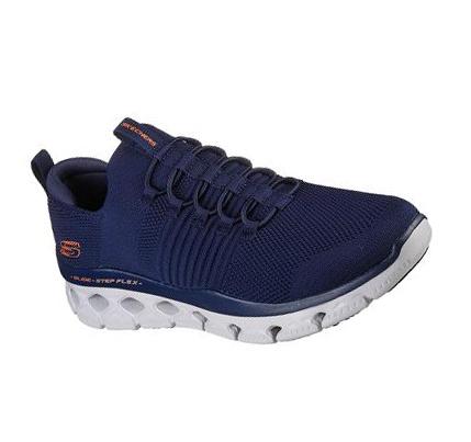 Pánské Trekové Boty Skechers Glide-Step Flex Tmavě Blankyt | CZ_6650R