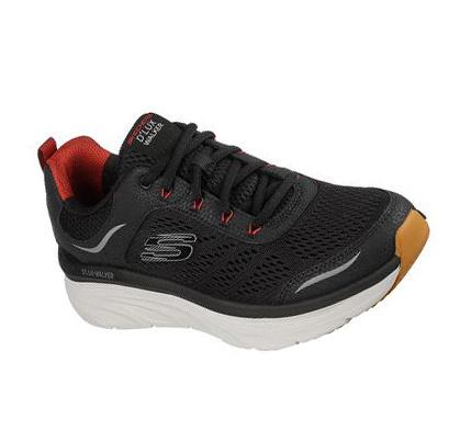 Pánské Trekové Boty Skechers Relaxed Fit: D'Lux Walker Černé | CZ_5814C