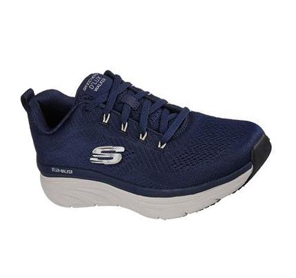 Pánské Trekové Boty Skechers Relaxed Fit: D'Lux Walker - Meerno Tmavě Blankyt | CZ_58378