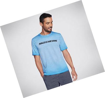 Pánské Tričko Skechers Apparel Breakers Crew Blankyt | CZ_3200K