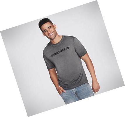 Pánské Tričko Skechers Apparel Breakers Crew Černé | CZ_3212L