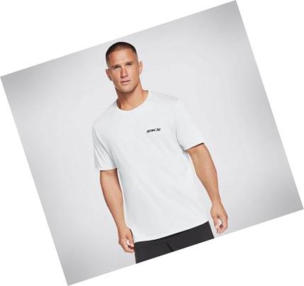 Pánské Tričko Skechers Apparel DRI-RELEASE SKX Bílé | CZ_3014A