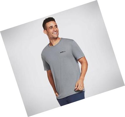 Pánské Tričko Skechers Apparel DRI-RELEASE SKX Šedé | CZ_3050L