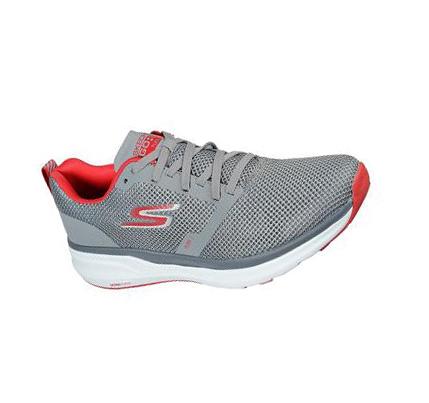 Pánské Tréninkové Boty Skechers GOrun Pure 2 - Axis Šedé Červené | CZ_3637D