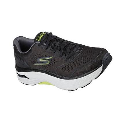 Pánské Tréninkové Boty Skechers Max Cushioning Arch Fit - Switchboard Černé Světle Zelene | CZ_6364R