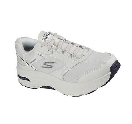 Pánské Tréninkové Boty Skechers Max Cushioning Arch Fit - Rugged Man Bílé Tmavě Blankyt | CZ_6400W