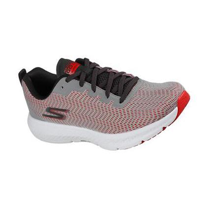 Pánské Tréninkové Boty Skechers Relaxed Fit®: GO RUN® Supersonic Šedé Červené | CZ_4700R