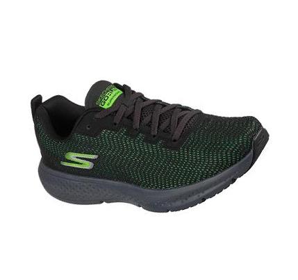 Pánské Tréninkové Boty Skechers Relaxed Fit®: GO RUN® Supersonic Černé Zelene | CZ_4712L