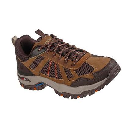 Pánské Turistické Boty Skechers Arch Fit Dawson - Vortego Hnědé | CZ_53830