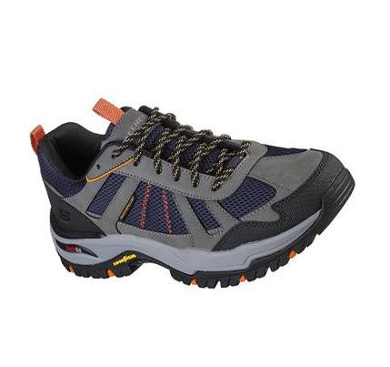Pánské Turistické Boty Skechers Arch Fit Dawson - Vortego Tmavě Blankyt Šedé | CZ_5433Q