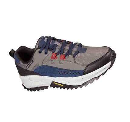 Pánské Turistické Boty Skechers Bionic Trailové - Silniční Sector Tmavě Blankyt Šedé | CZ_3683D