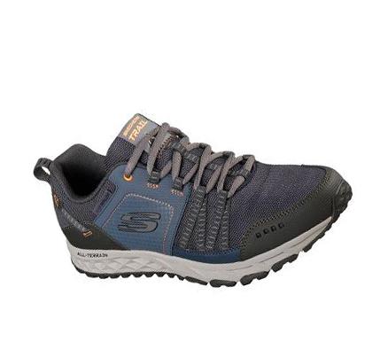 Pánské Turistické Boty Skechers Escape Plan Tmavě Blankyt | CZ_5583E