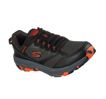 Pánské Turistické Boty Skechers GOrun Trailové Altitude - Marble Rock Černé Oranžové | CZ_3558B