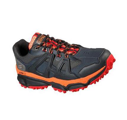 Pánské Turistické Boty Skechers GOtrail Alpine Černé Oranžové | CZ_4208B