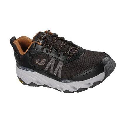 Pánské Turistické Boty Skechers Glide-Step Trailové - Oxen Černé | CZ_39334