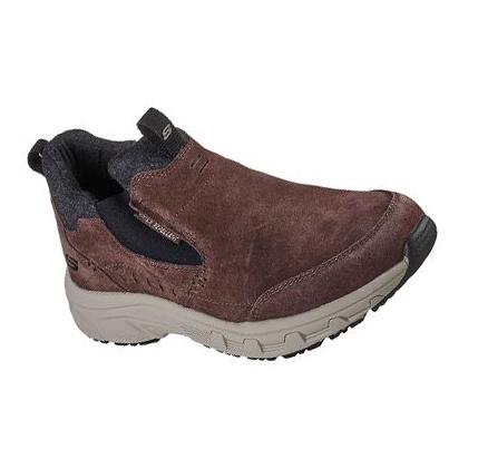Pánské Turistické Boty Skechers Oak Canyon - Bombarder Čokolády | CZ_A608L
