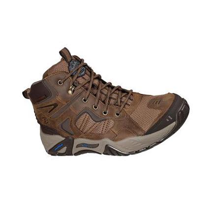 Pánské Turistické Boty Skechers Relaxed Fit: Arch Fit Recon - Percival Hnědé | CZ_3033D