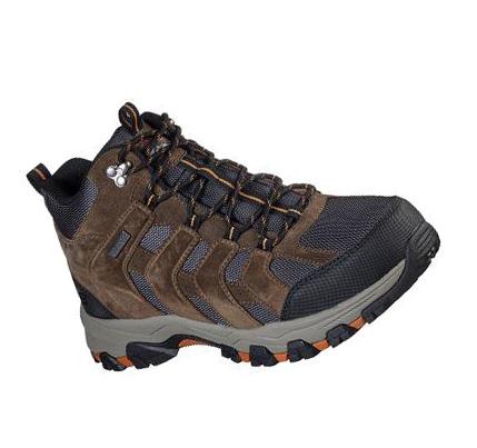 Pánské Turistické Boty Skechers Relaxed Fit: Selmen - Relodge Olivy Zelené | CZ_31833