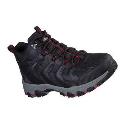 Pánské Turistické Boty Skechers Relaxed Fit: Selmen - Relodge Černé | CZ_3208S