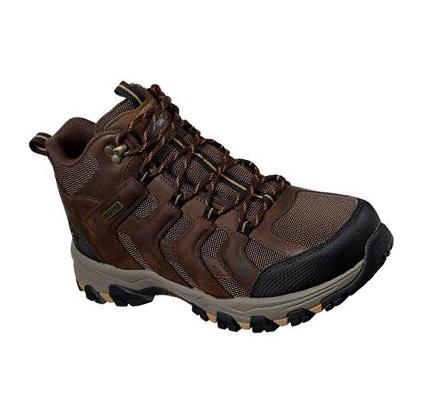 Pánské Turistické Boty Skechers Relaxed Fit: Selmen - Relodge Hnědé | CZ_3233X