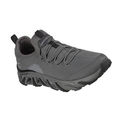 Pánské Turistické Boty Skechers Relaxed Fit: Flex Conway - Lawler Tmavě Šedé | CZ_44338