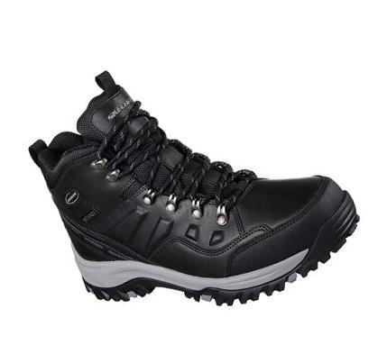 Pánské Turistické Boty Skechers Relaxed Fit: Relment - Traven Černé | CZ_A758K