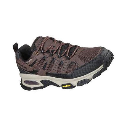 Pánské Turistické Boty Skechers Skech-Air Envoy Hnědé Černé | CZ_5683B