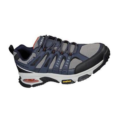Pánské Turistické Boty Skechers Skech-Air Envoy Tmavě Blankyt Šedé | CZ_5708L